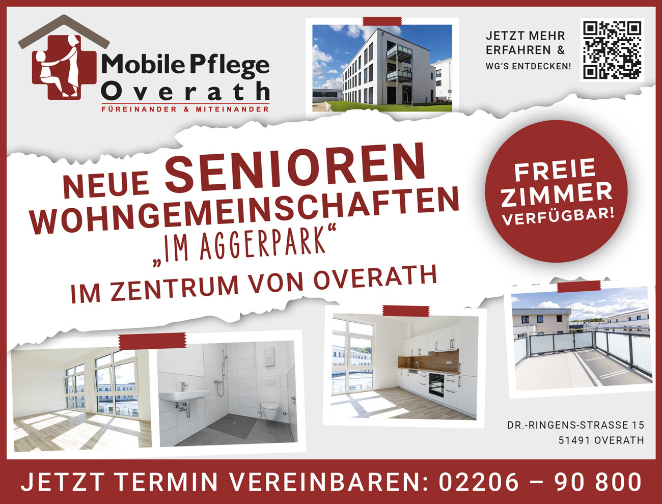 Zimmer frei! - Unsere Wohngemeinschaften am Aggerpark